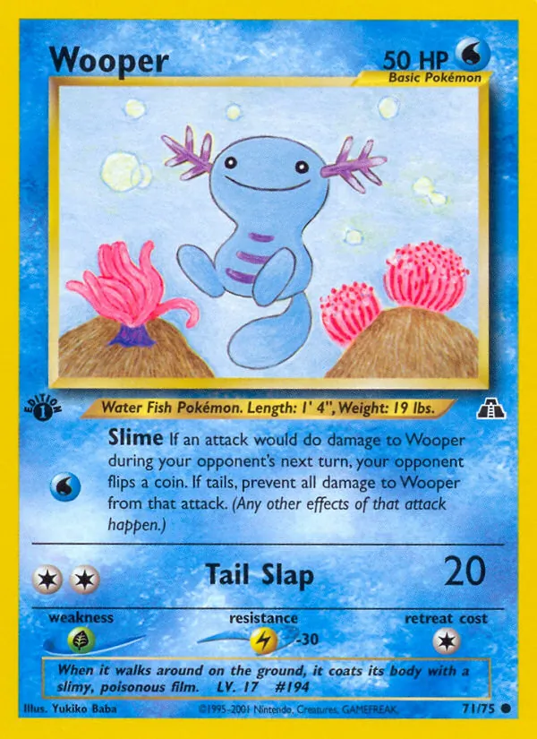 71 Wooper – Neo Discovery