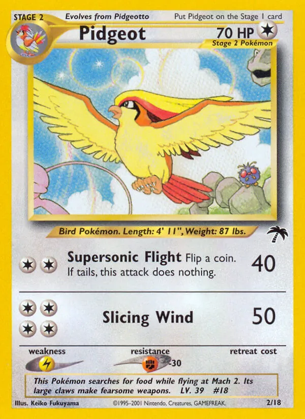 2 Pidgeot – Southern Islands