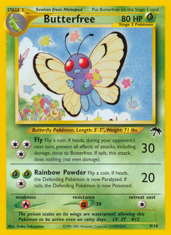 9 Butterfree – Southern Islands