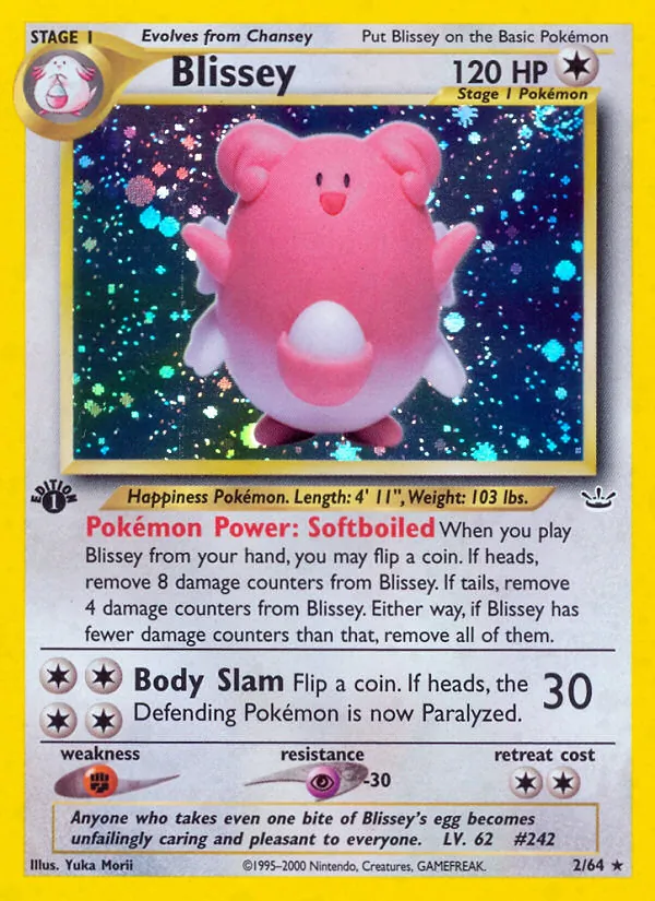 2-1ED Blissey – Neo Revelation