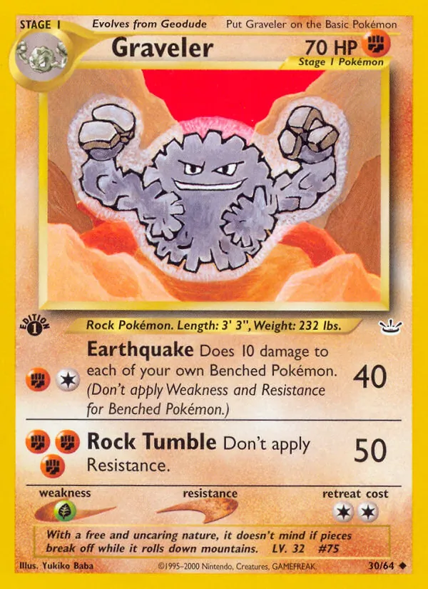 30-1ED Graveler – Neo Revelation