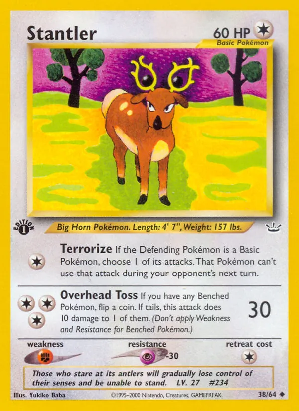 38-1ED Stantler – Neo Revelation