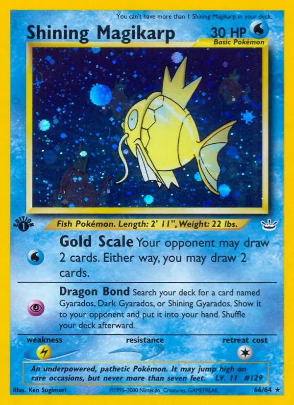 66-1ED Shining Magikarp – Neo Revelation