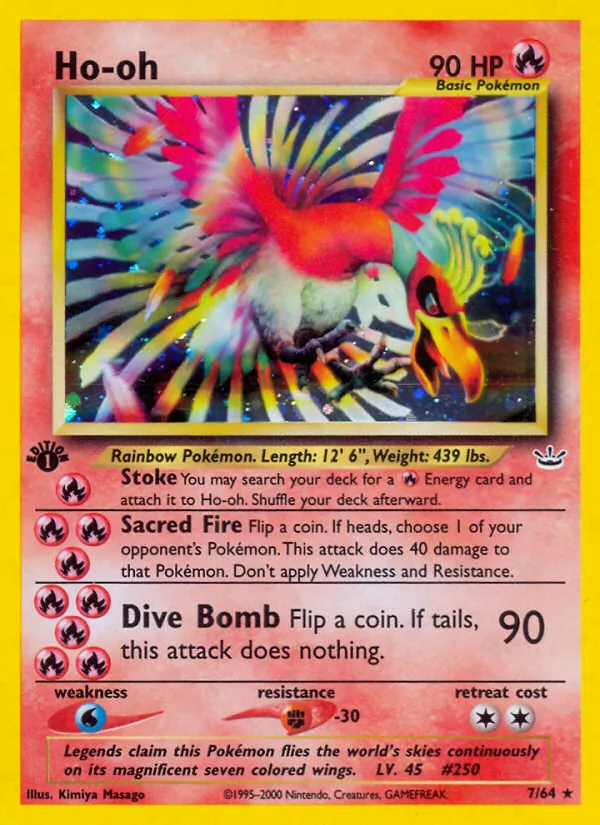 7-1ED Ho-oh – Neo Revelation