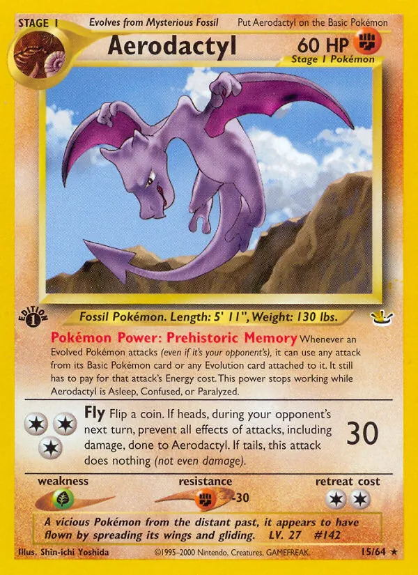 15 Aerodactyl – Neo Revelation