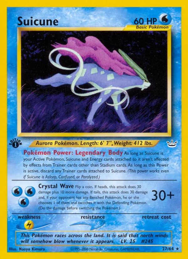 27 Suicune – Neo Revelation