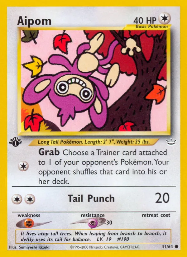 41 Aipom – Neo Revelation