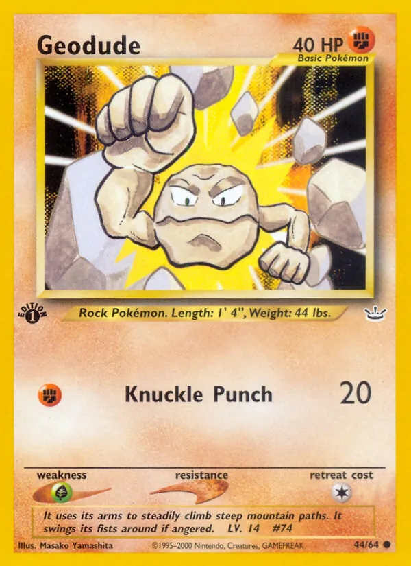 44 Geodude – Neo Revelation