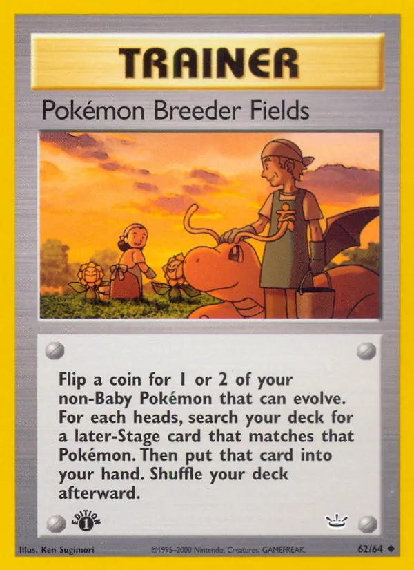 62 Pokémon Breeder Fields – Neo Revelation