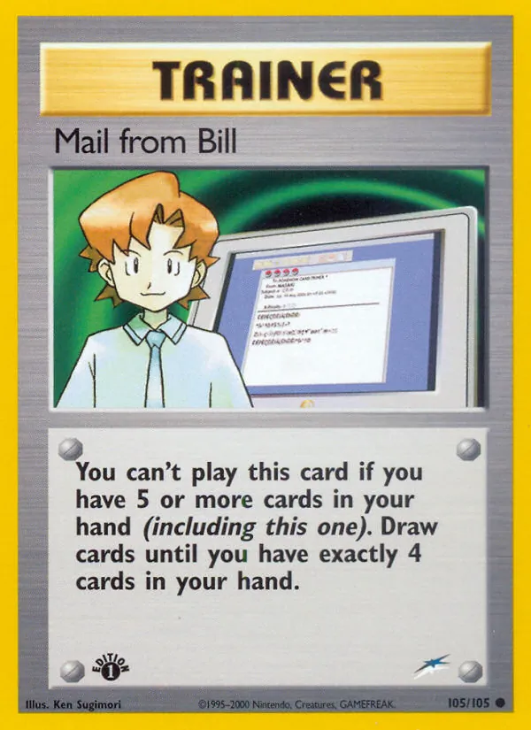 105-1ED Mail from Bill – Neo Destiny