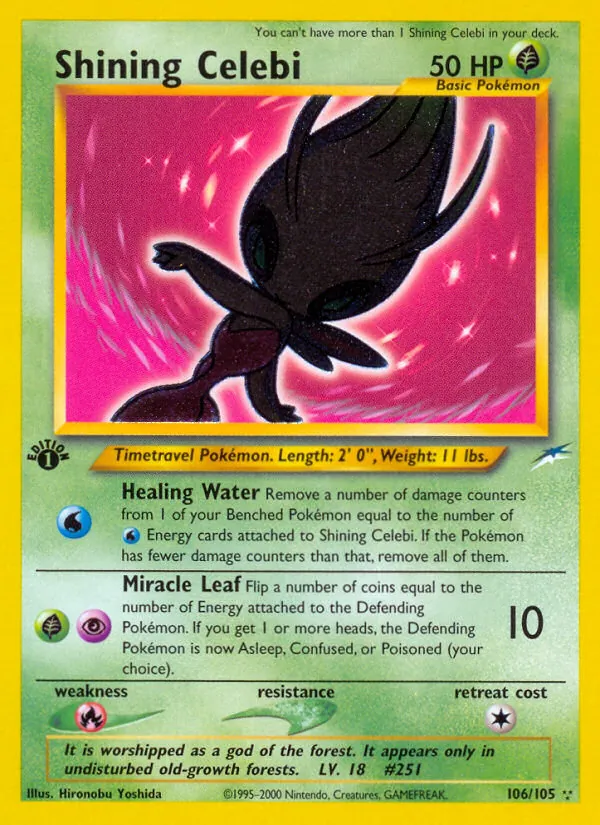 106-1ED Shining Celebi – Neo Destiny
