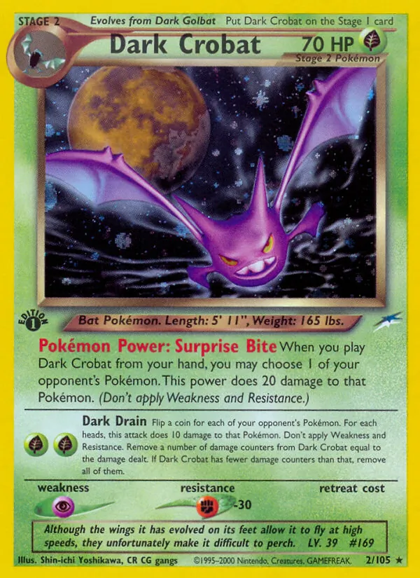 2-1ED Dark Crobat – Neo Destiny