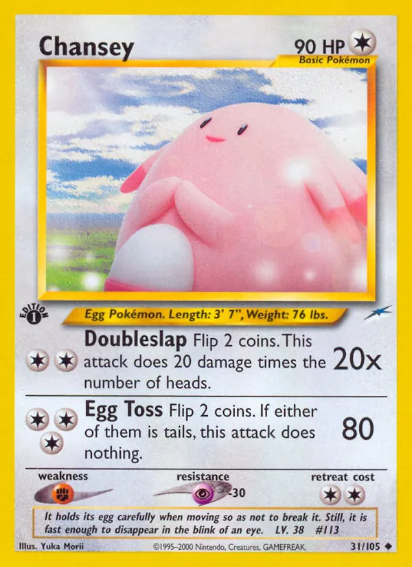 31-1ED Chansey – Neo Destiny