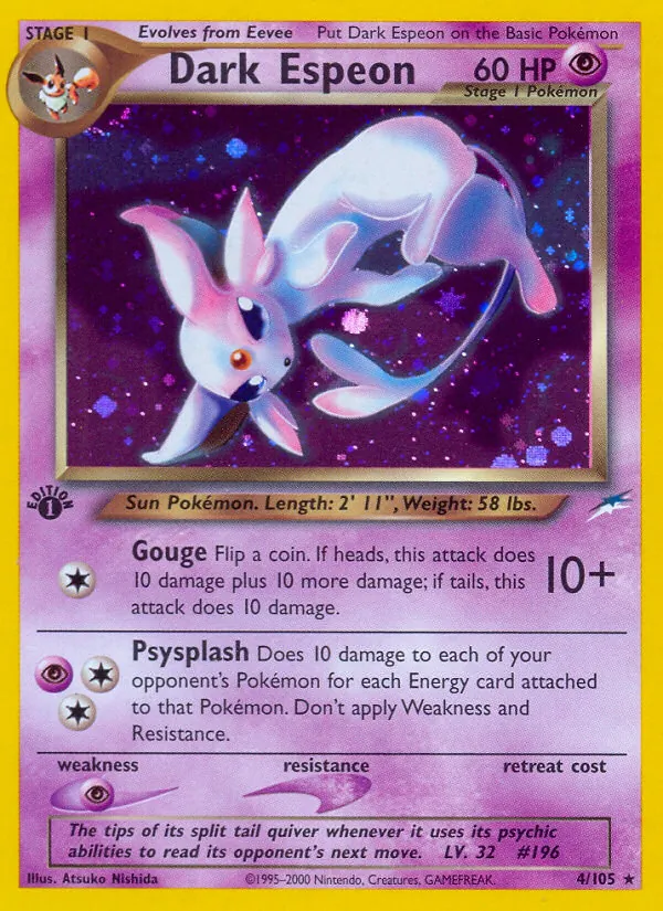 4-1ED Dark Espeon – Neo Destiny