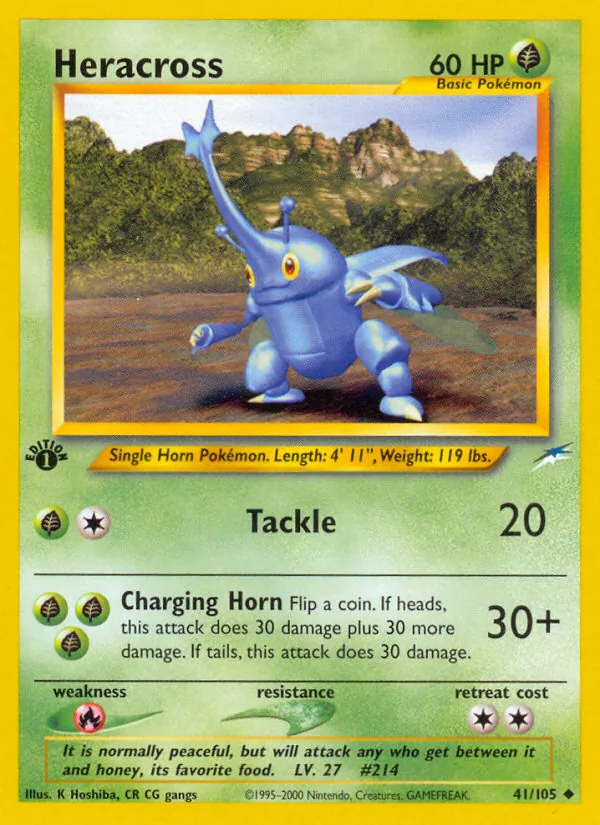 41-1ED Heracross – Neo Destiny