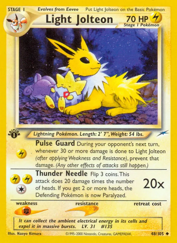 48-1ED Light Jolteon – Neo Destiny