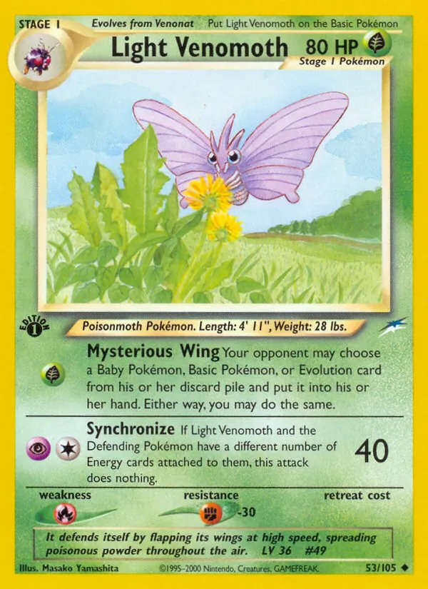 53-1ED Light Venomoth – Neo Destiny