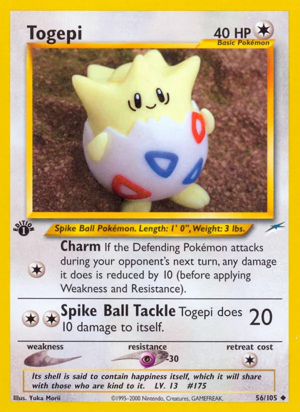 56-1ED Togepi – Neo Destiny