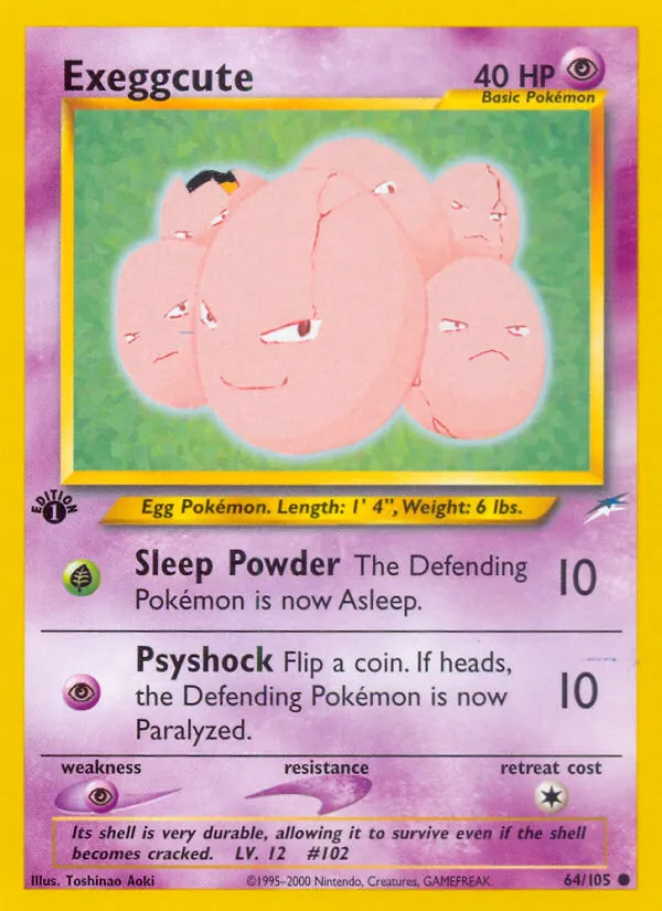 64-1ED Exeggcute – Neo Destiny