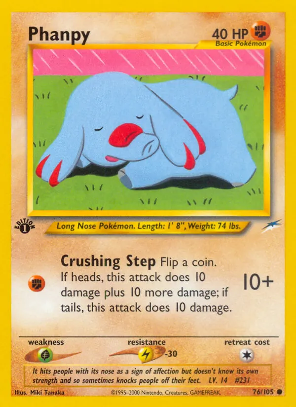 76-1ED Phanpy – Neo Destiny