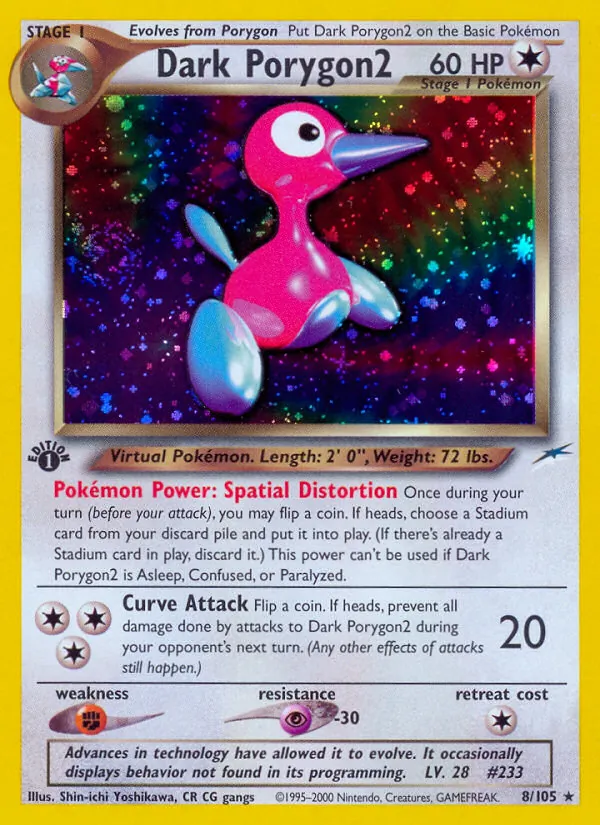 8-1ED Dark Porygon2 – Neo Destiny