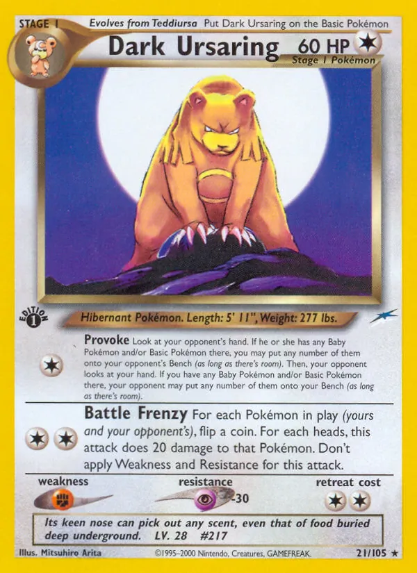 21 Dark Ursaring – Neo Destiny