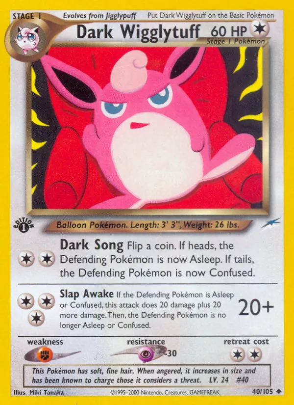 40 Dark Wigglytuff – Neo Destiny