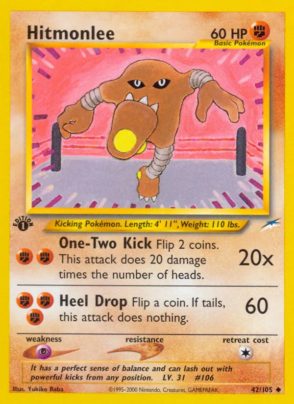 42 Hitmonlee – Neo Destiny