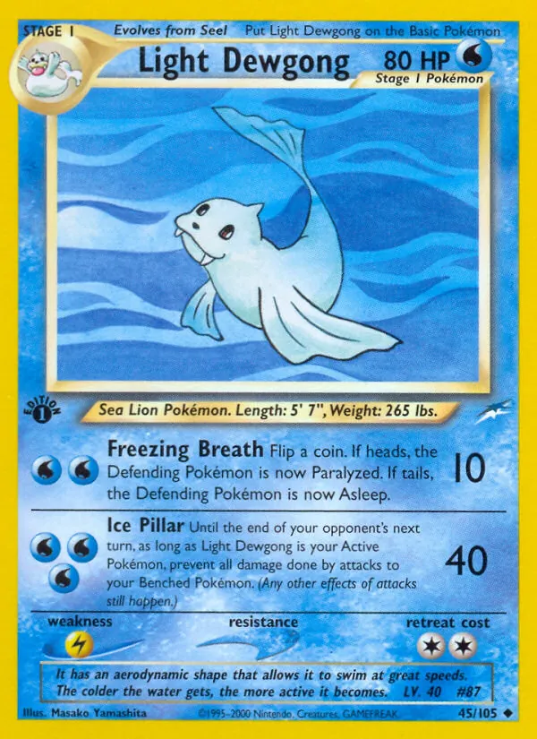 45 Light Dewgong – Neo Destiny