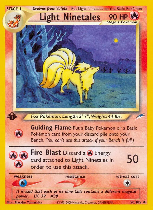50 Light Ninetales – Neo Destiny