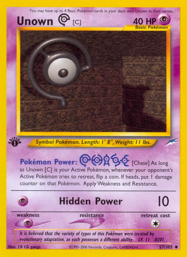 57 Unown [C] – Neo Destiny