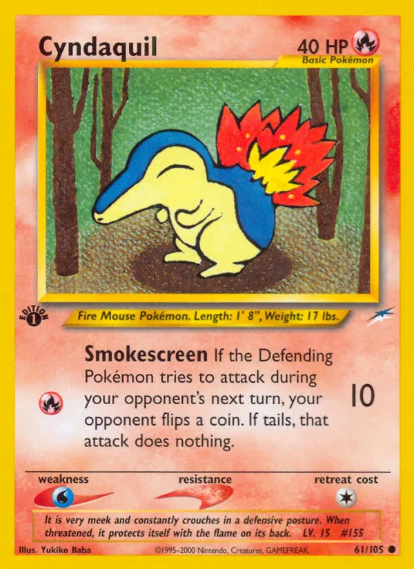 61 Cyndaquil – Neo Destiny