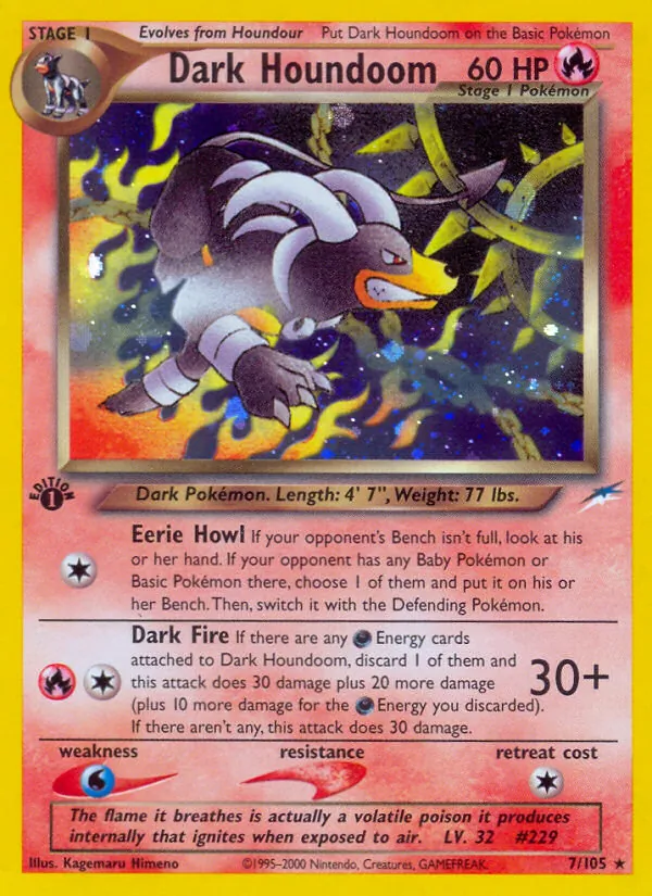 7 Dark Houndoom – Neo Destiny