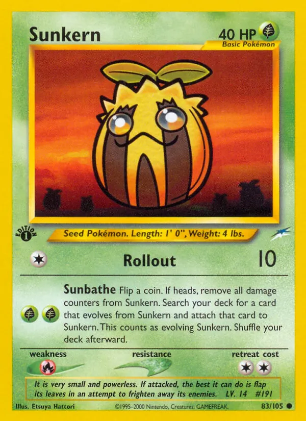 83 Sunkern – Neo Destiny