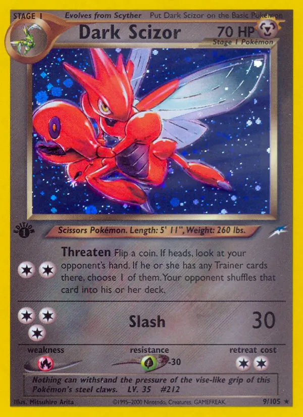 9 Dark Scizor – Neo Destiny