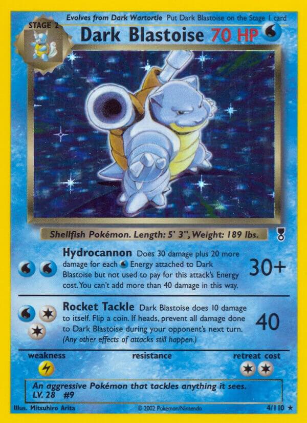 4-H Dark Blastoise – Legendary Collection