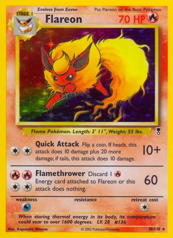 10 Flareon – Legendary Collection