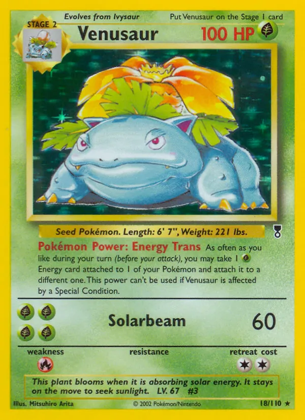 18 Venusaur – Legendary Collection