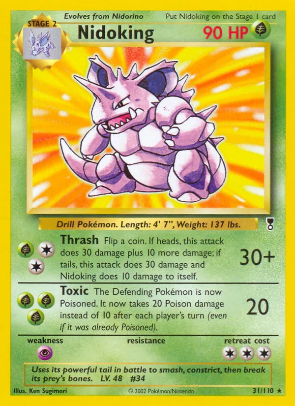 31 Nidoking – Legendary Collection
