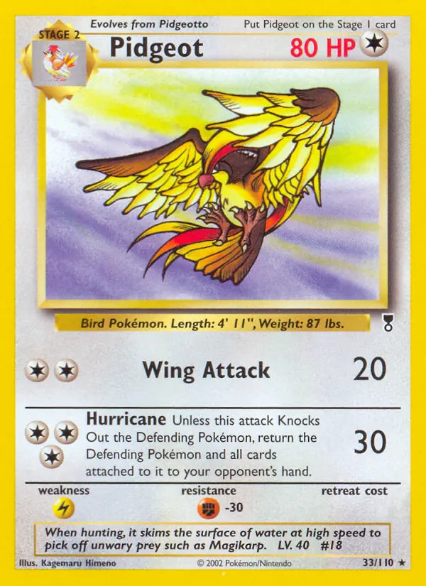 33 Pidgeot – Legendary Collection