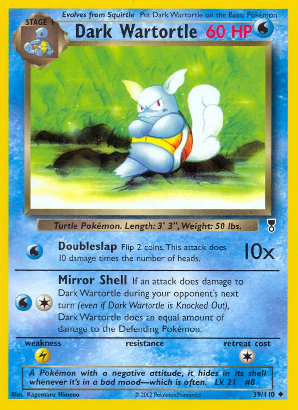 39 Dark Wartortle – Legendary Collection