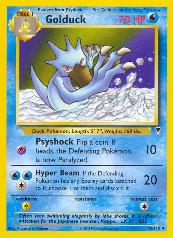 43 Golduck – Legendary Collection