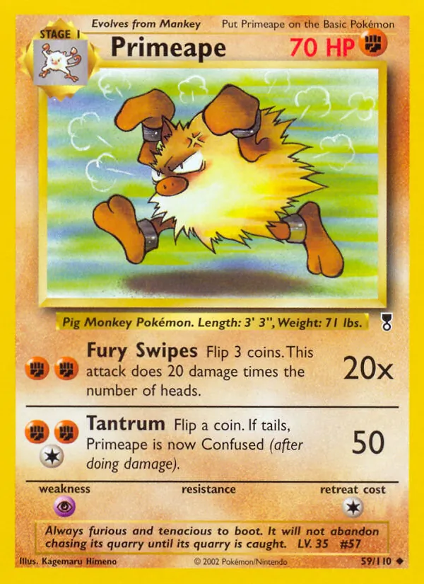 59 Primeape – Legendary Collection