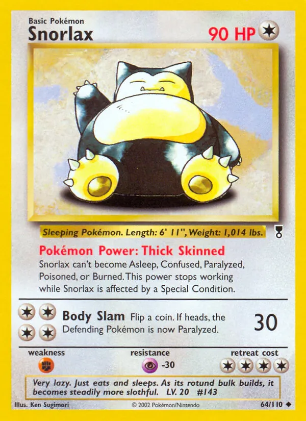 64 Snorlax – Legendary Collection