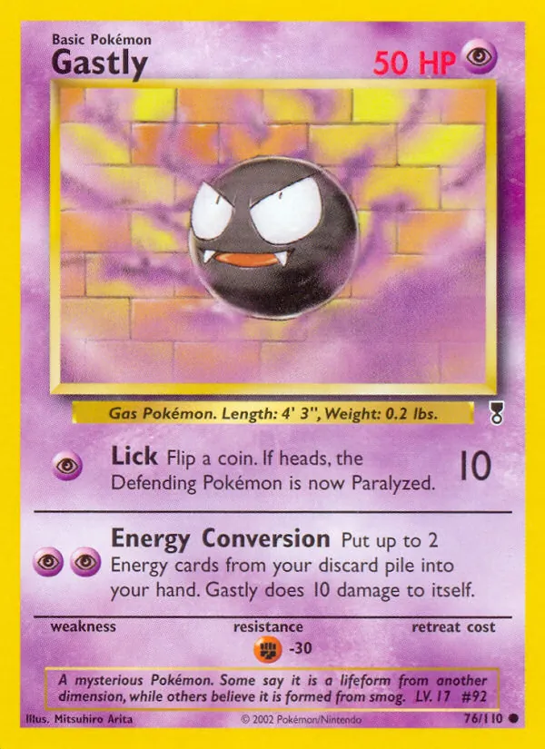 76 Gastly – Legendary Collection
