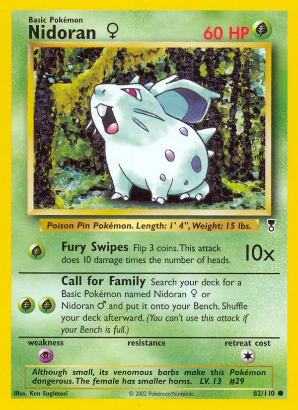 82 Nidoran ♀ – Legendary Collection