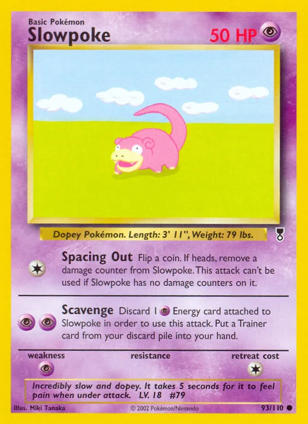 93 Slowpoke – Legendary Collection