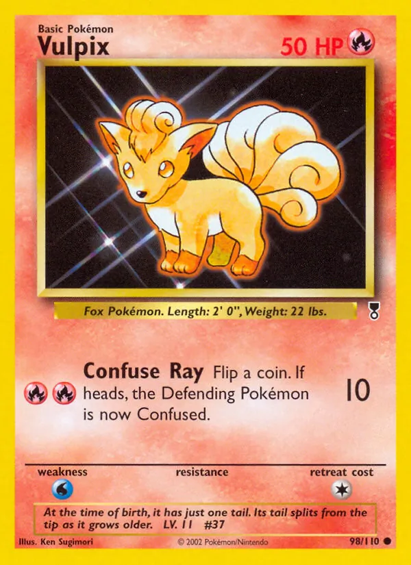98 Vulpix – Legendary Collection
