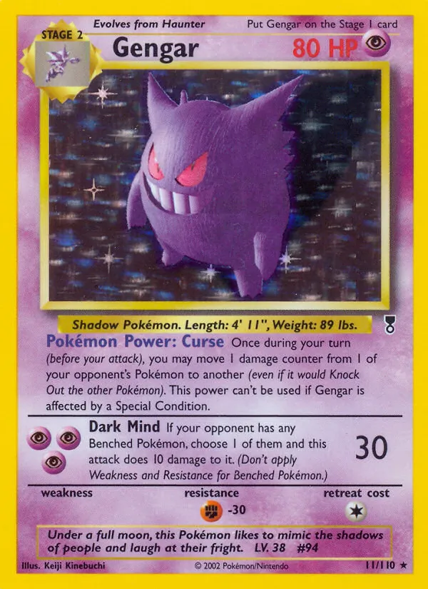 11-RH Gengar – Legendary Collection