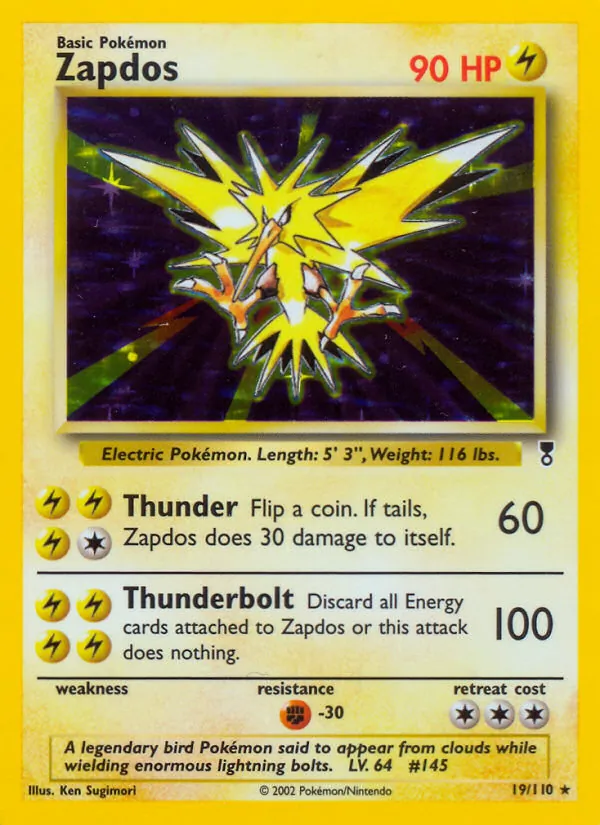 19-RH Zapdos – Legendary Collection